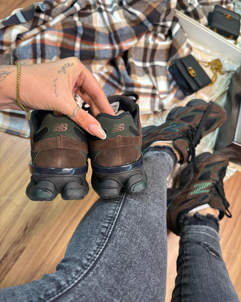 New 9060 Unisex - Marrón/Verde (Lanzamiento)