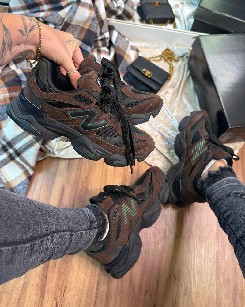 New 9060 Unisex - Marrón/Verde (Lanzamiento)
