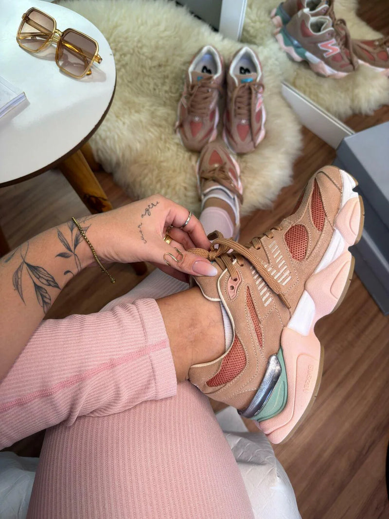 New 9060 Unisex - Marrón/Rosa (Lanzamiento)