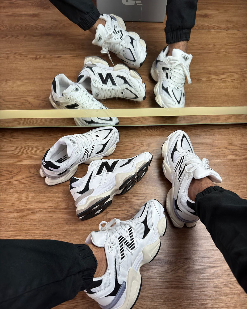 New 9060 Unisex - Blanco/Negro (Lanzamiento)