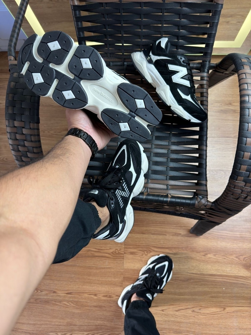 New 9060 Unisex - Negro/Blanco (Lanzamiento)