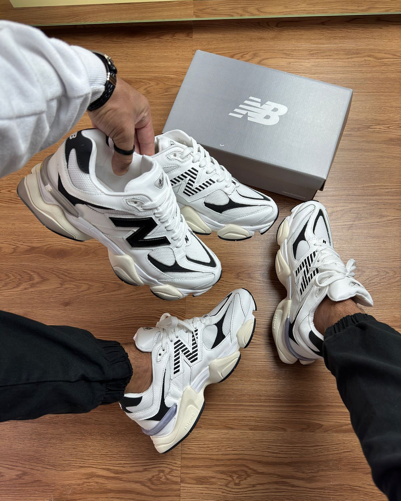 New 9060 Unisex - Blanco/Negro (Lanzamiento)