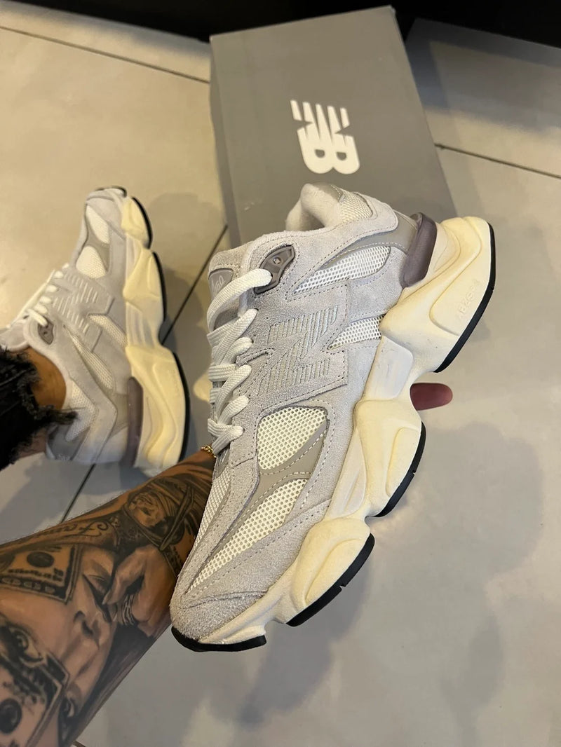 New 9060 Unisex - Blanco/Gris/Púrpura (Lanzamiento)