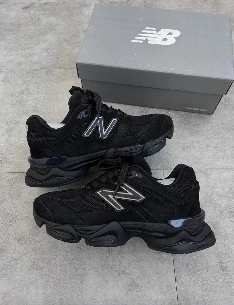 New 9060 Unisex - Negro/Gris (Lanzamiento)