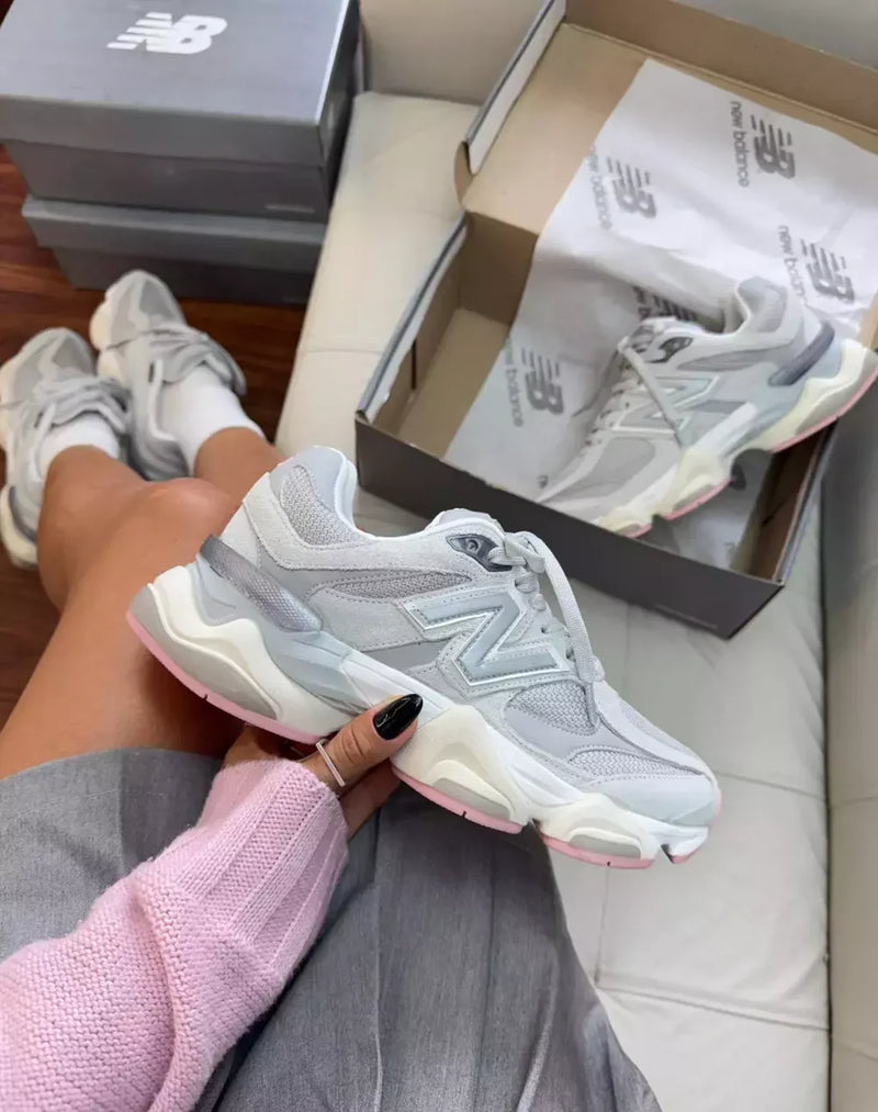 New 9060 Unisex - Gris/Rosa (Lanzamiento)